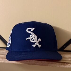Classic Navy and White Sox Baseball Cap
